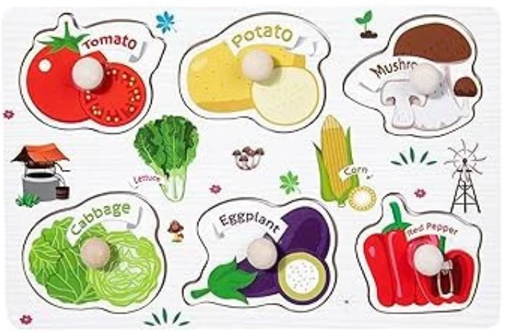 Wudly - Early Learning Small Knob Puzzle