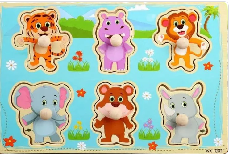 Wudly - Early Learning Small Knob Puzzle