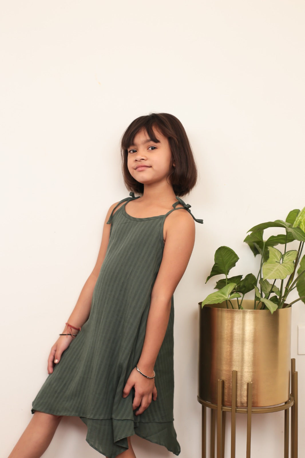 Mamacherub Sea weed Green Dress