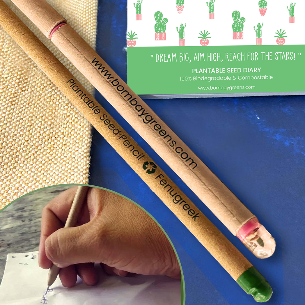 Bombay Greens Plantable Stationery - Cactus