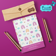 Bombay Greens Plantable Stationery - Rainbow