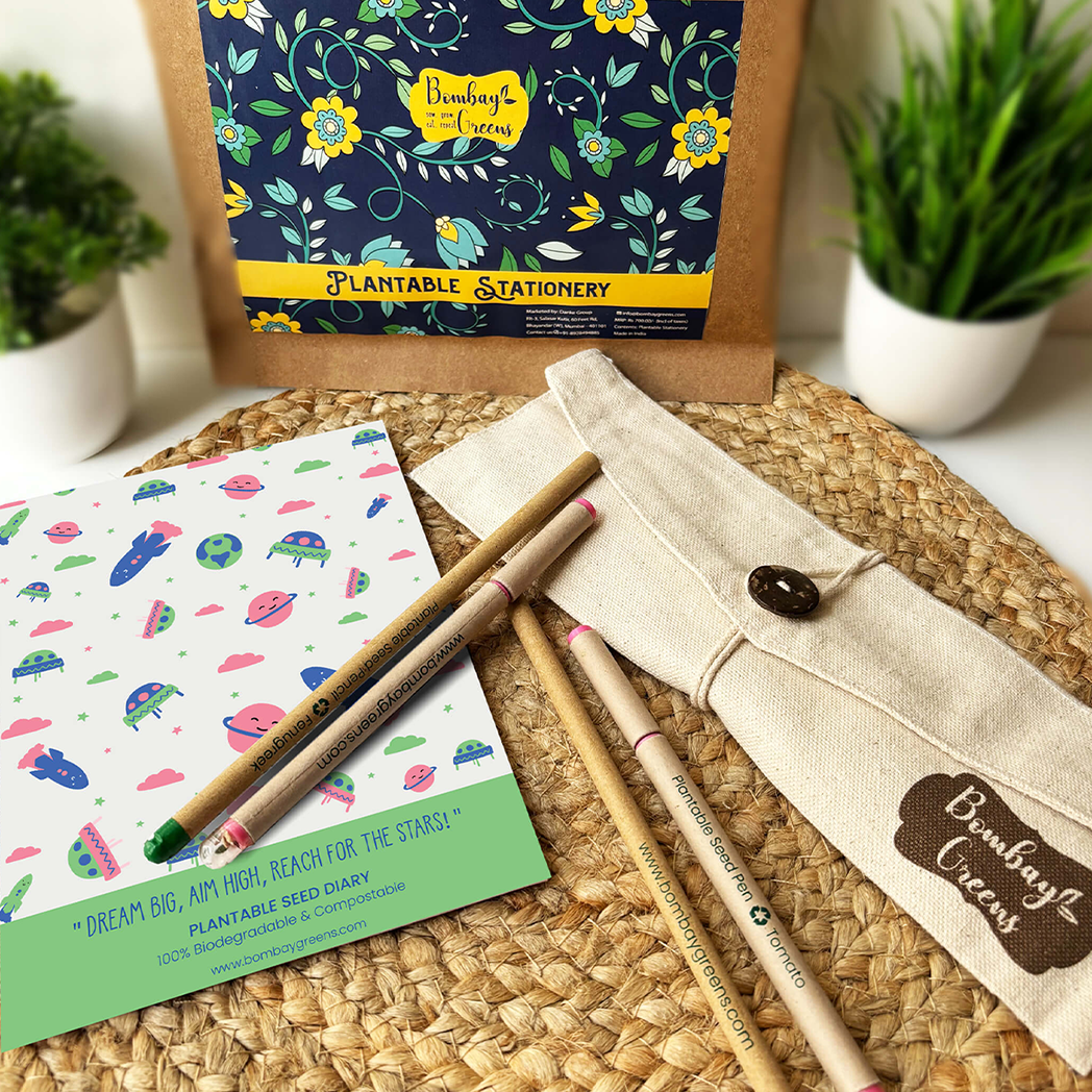 Bombay Greens Plantable Stationery - Space