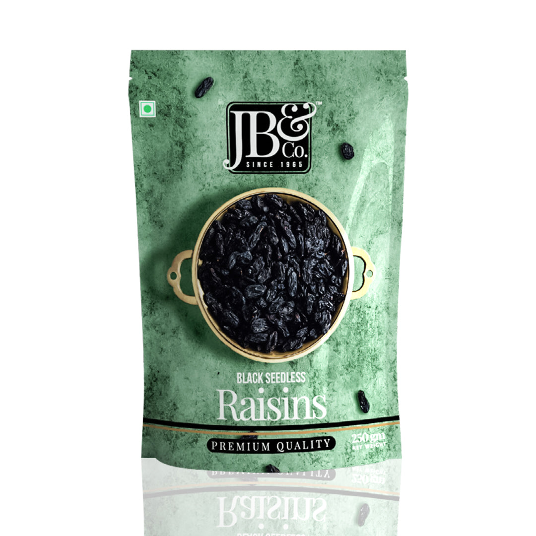 JB&CO Combo Pack of fry fruits, Imported Cashews, Almonds, Roasted Salted Pista, Black Raisins, 250g Each, 1kg Total
