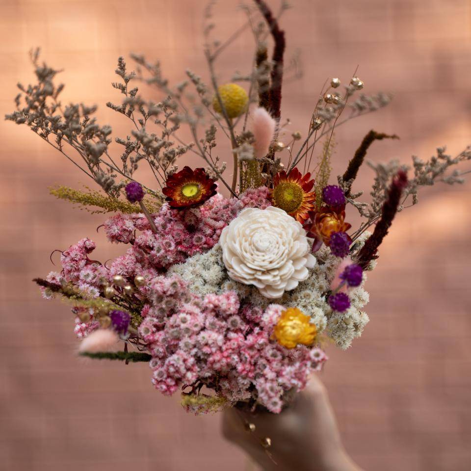Serene Garden Bunch | Mixed Dried Flower Decor