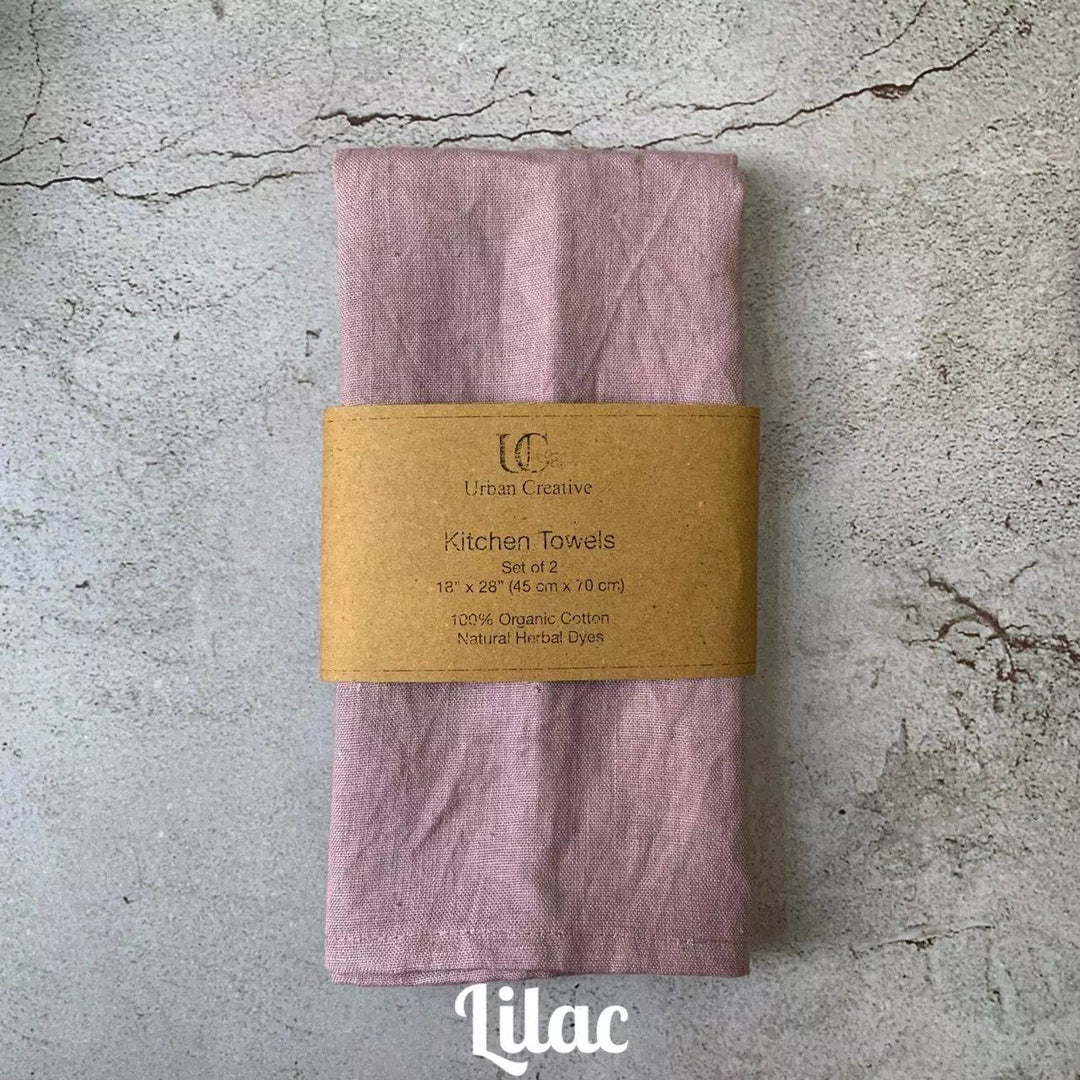 Set of 2 Hemp Kitchen Towels - Suspire