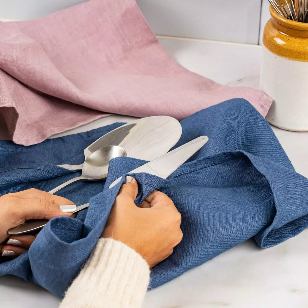 Set of 2 Hemp Kitchen Towels - Suspire