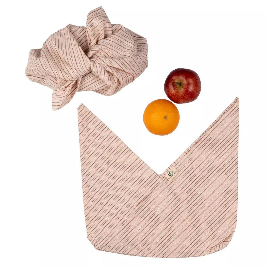Set of 2 Organic ‘Kala’ Cotton Bento Bags - Suspire