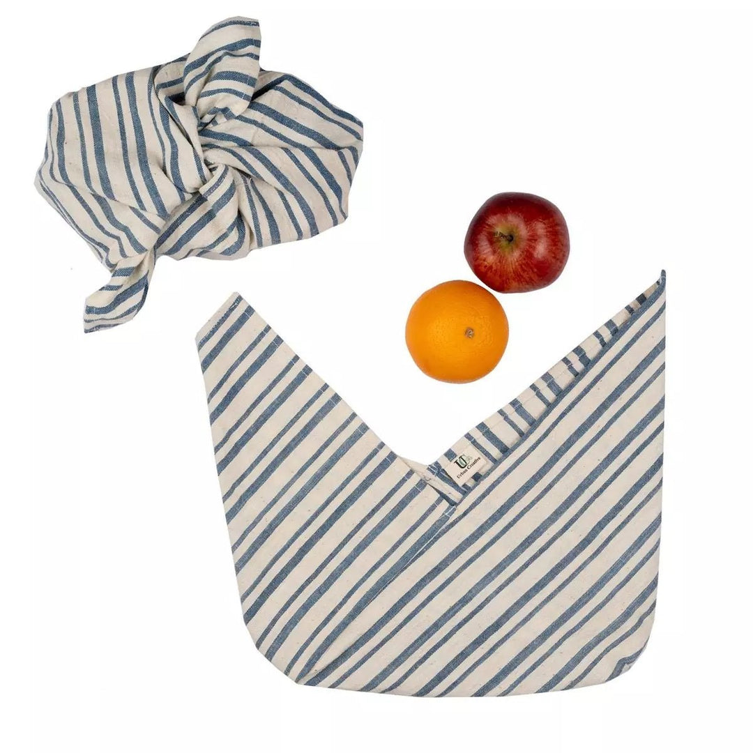 Set of 2 Organic ‘Kala’ Cotton Bento Bags - Suspire