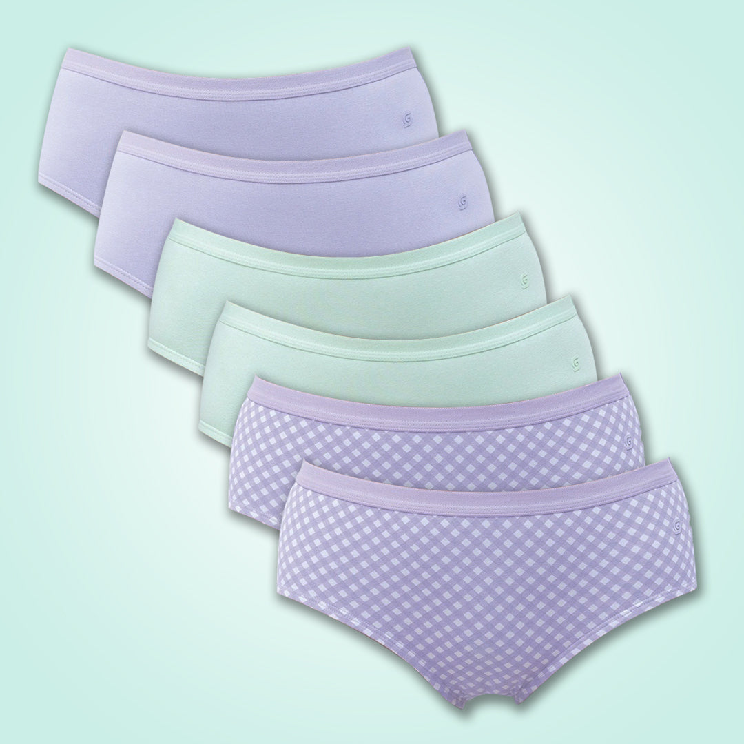 Organic Everyday Undies (Hipster) (6pc)