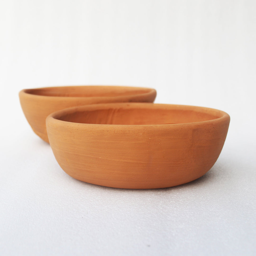 SHALLOW PLAIN Terracotta Planter - Suspire