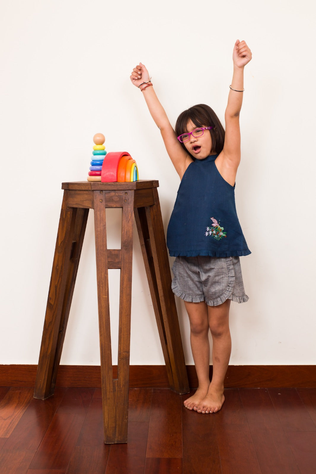 Mamacherub Shark Grey Shorts