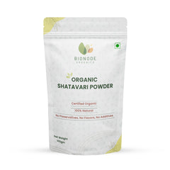 Bionode Organics Certified Organic Shatavari Powder - Pack of 2