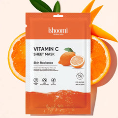 Bhoomi Herbal India VITAMIN-C FACE SHEET MASK