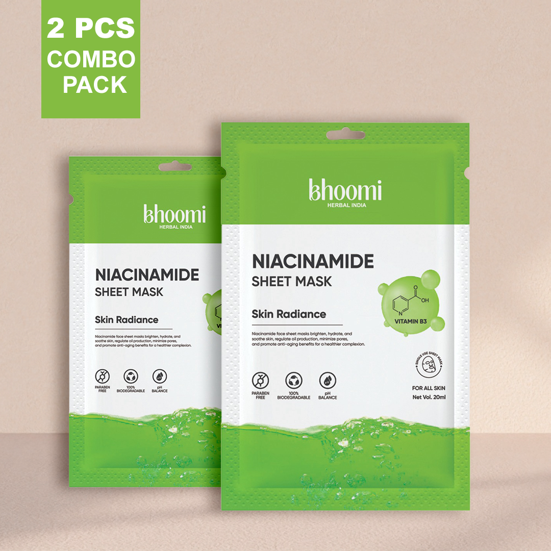 Bhoomi Herbal India COMBOS OF 10 DIFFERENT FLAVOUR FACE SHEET MASKS