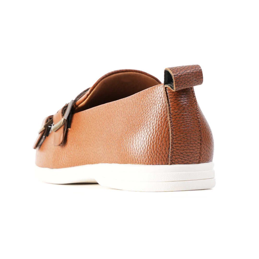 Monkstory Yacht Club Double Monk Slip-Ons - Tan