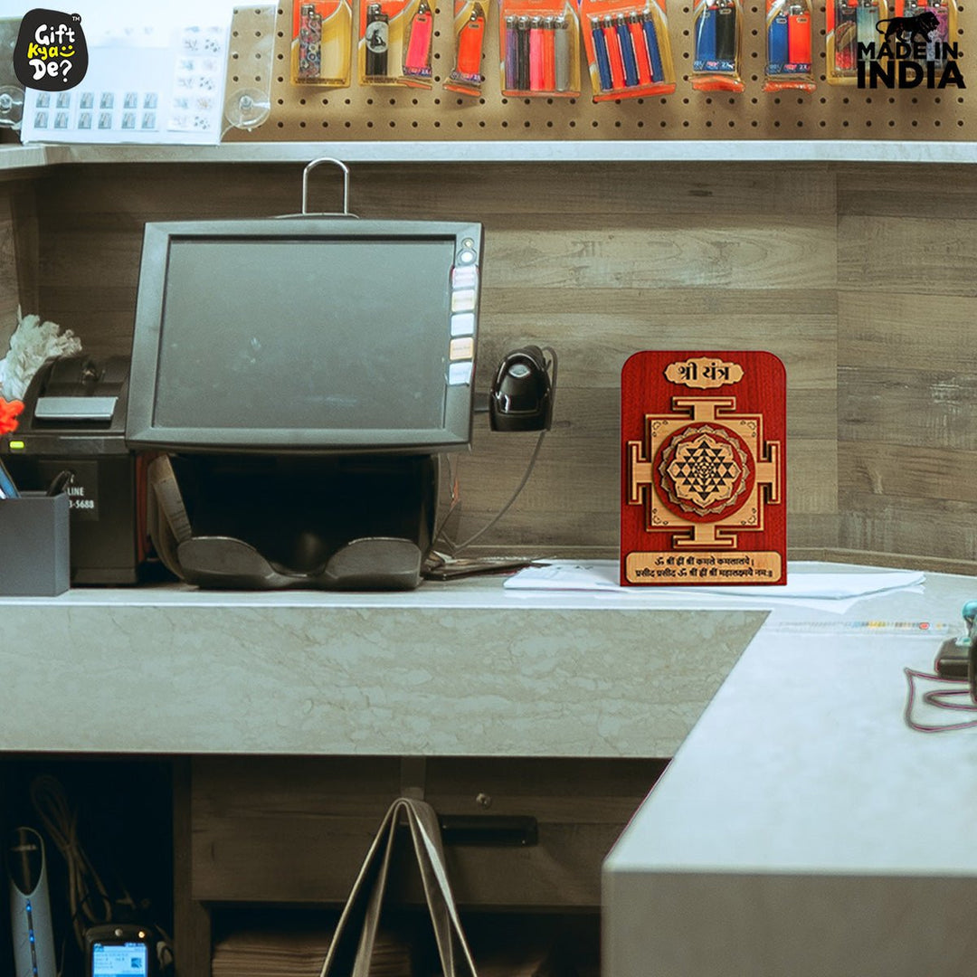 Gift Kya De Shree Yantra for Business Growth (Pack Of 2) | Vyapar Vriddhi Yantra | For Home, Office & Shop