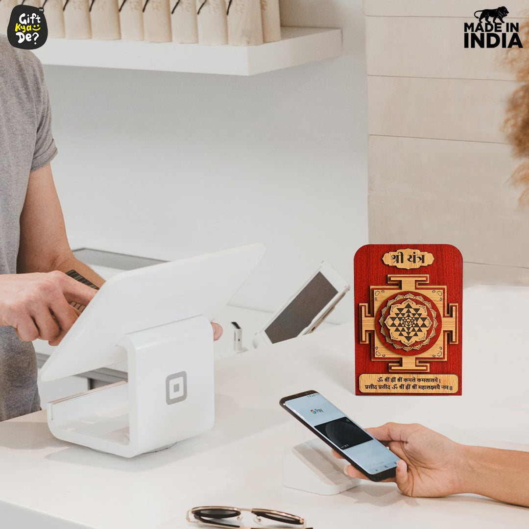 Gift Kya De Shree Yantra for Business Growth (Pack Of 2) | Vyapar Vriddhi Yantra | For Home, Office & Shop