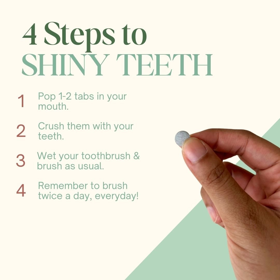 Shunyam Dental Kit Combo – 60 Toothpaste Tabs + 2 x Bamboo Brushes + 2 x Tongue Cleaners in a Cotton Pouch - Suspire