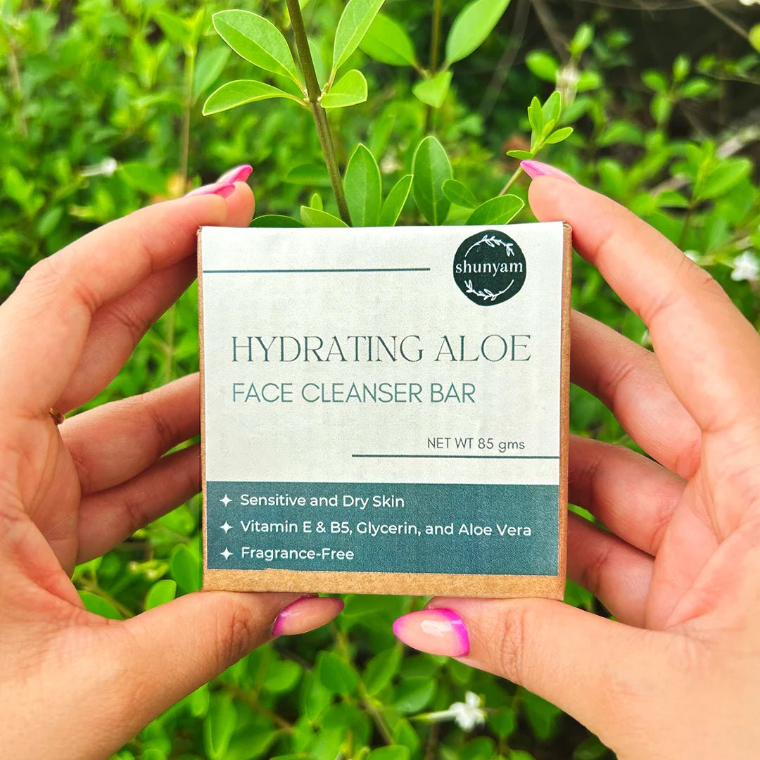 Shunyam Hydrating Aloe Facewash bar with Vitamin E & B5 - Default Title - Suspire