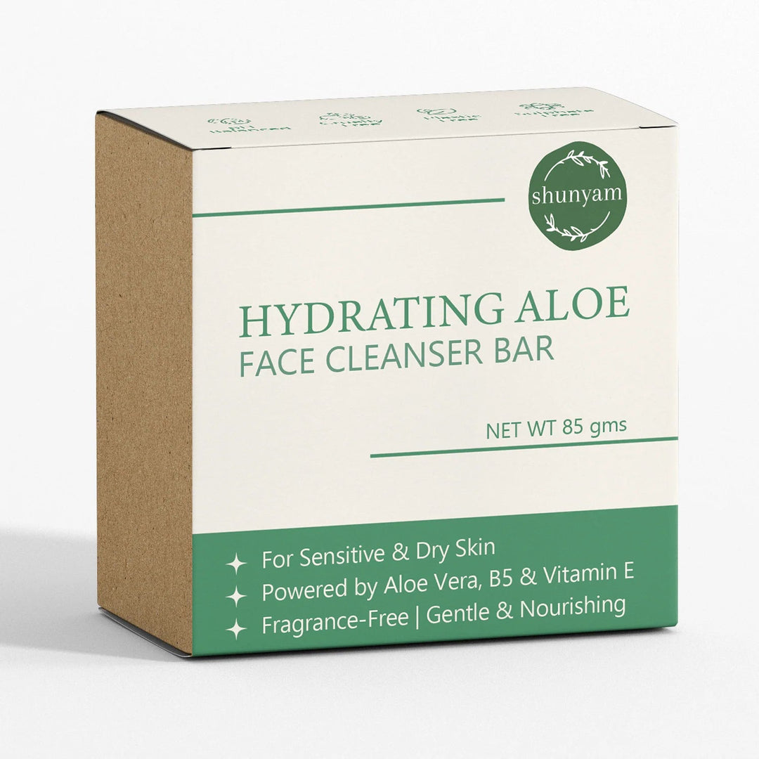 Shunyam Hydrating Aloe Facewash bar with Vitamin E & B5 - Default Title - Suspire