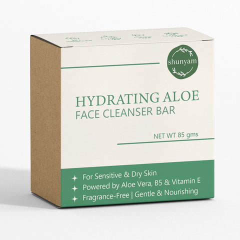 Shunyam Hydrating Aloe Facewash bar with Vitamin E & B5 - Default Title