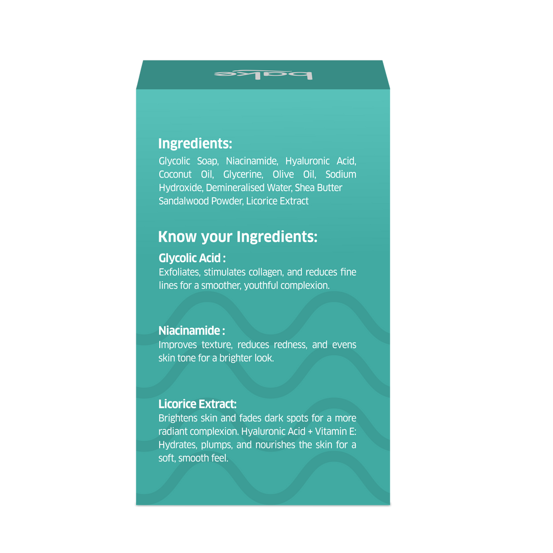 8% Glycolic Acid Scrub Treatment Soap (200 Gms Pack of 2)