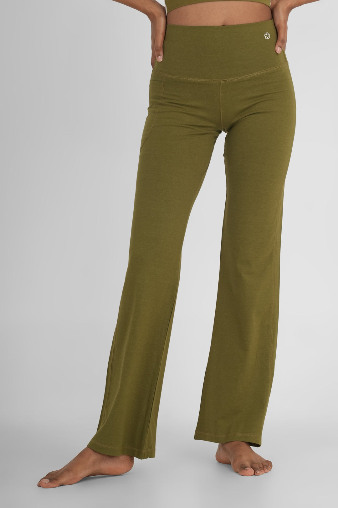 Sienna Organic Cotton Modal Flare Yoga Pants - Suspire