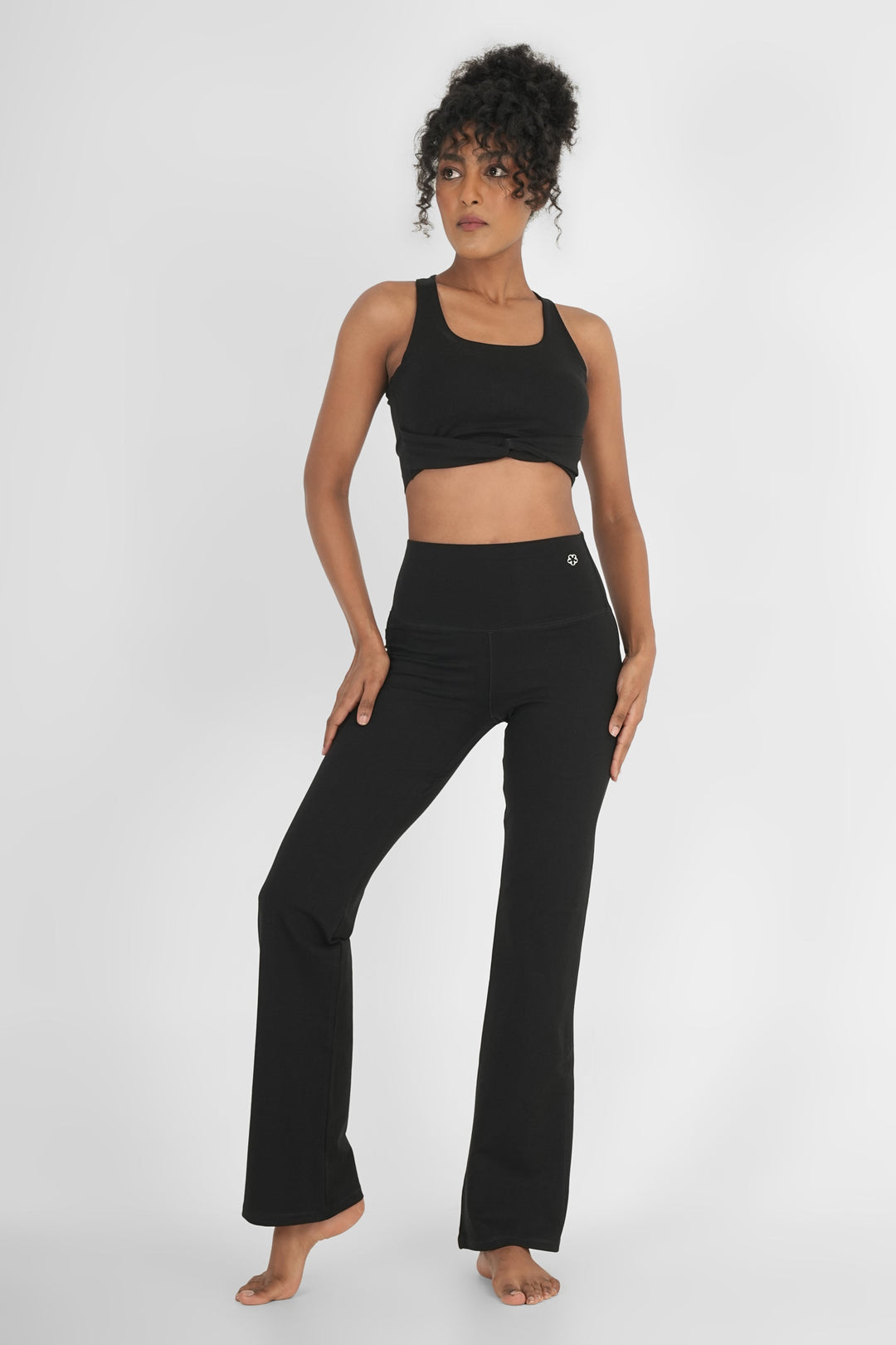 Sienna Organic Cotton Modal Flare Yoga Pants - Suspire