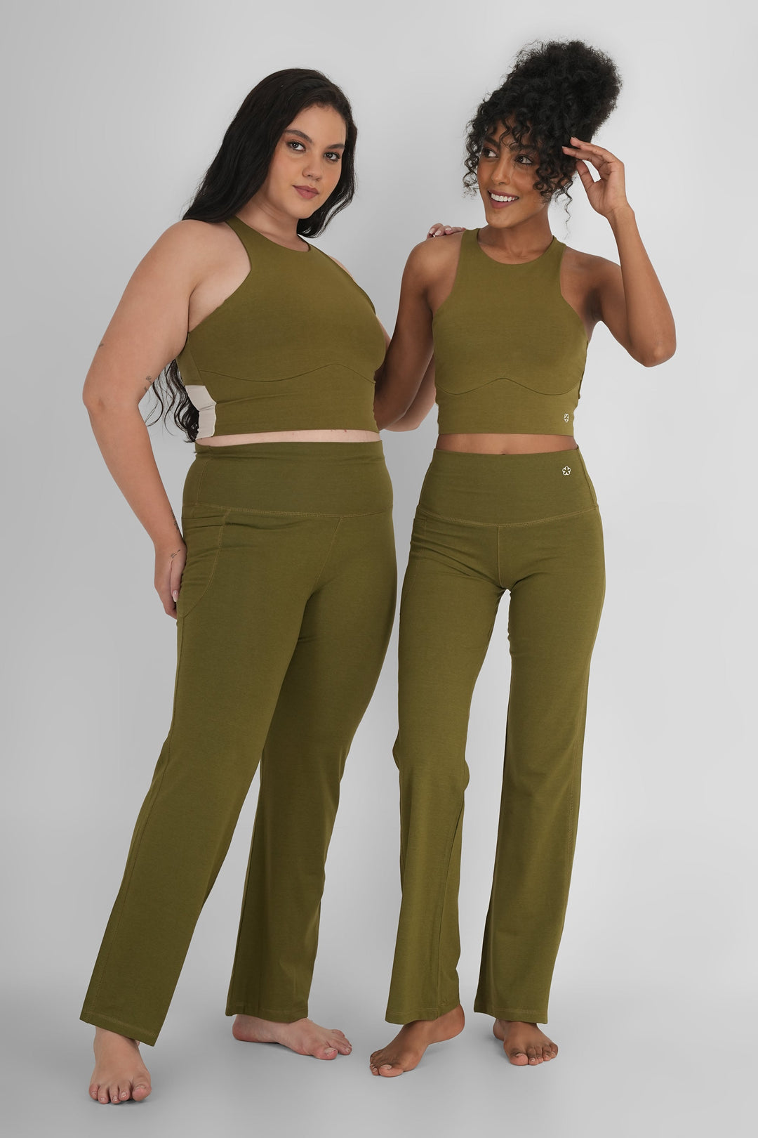 Sienna Organic Cotton Modal Flare Yoga Pants - Suspire