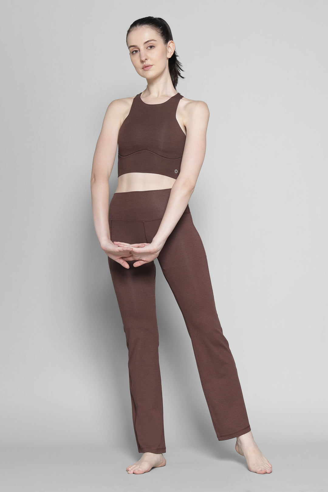 Sienna Organic Cotton Modal Flare Yoga Pants - Suspire
