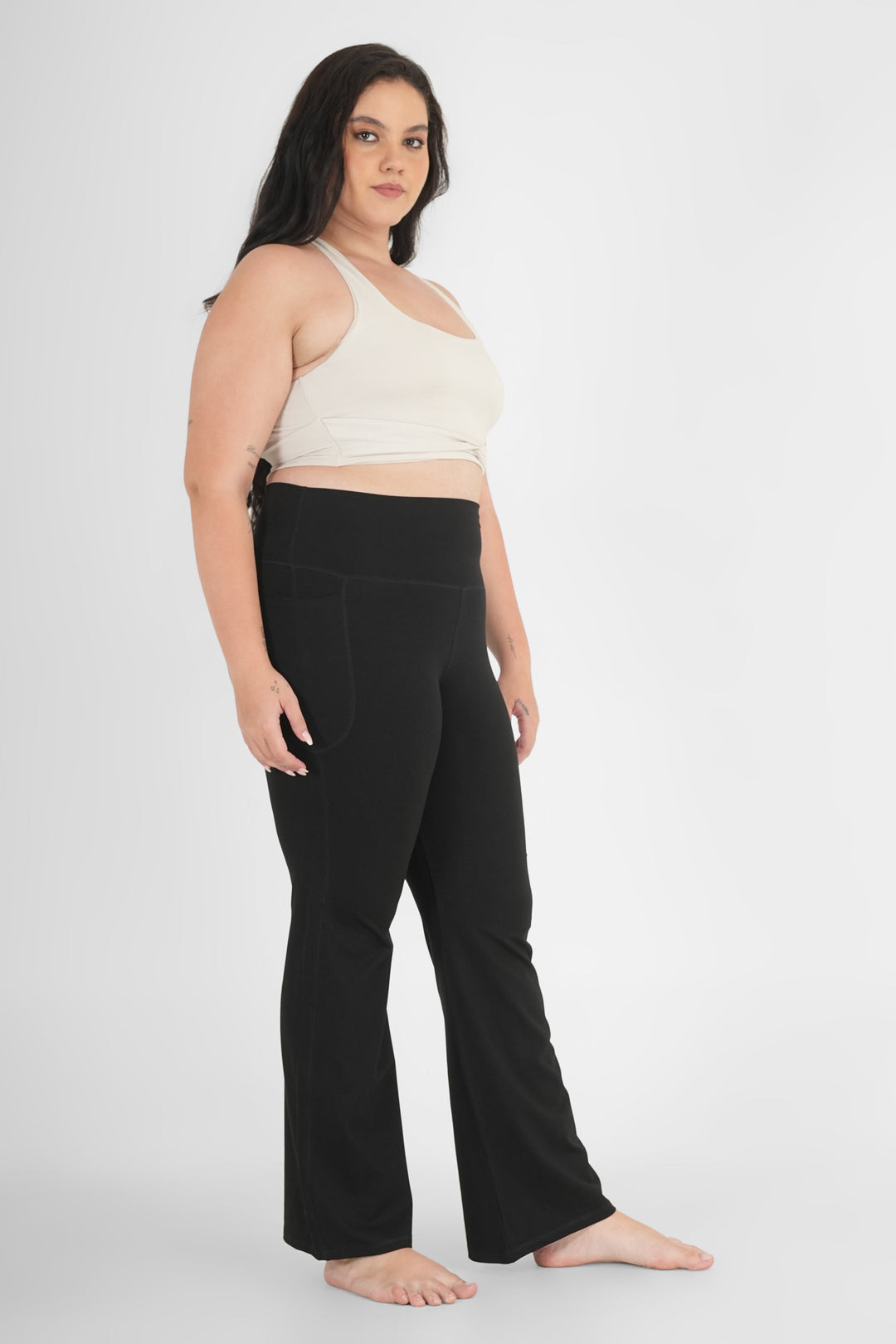 Sienna Organic Cotton Flare Yoga Pants