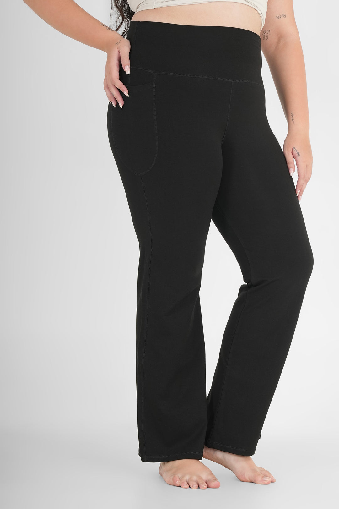 Sienna Organic Cotton Flare Yoga Pants