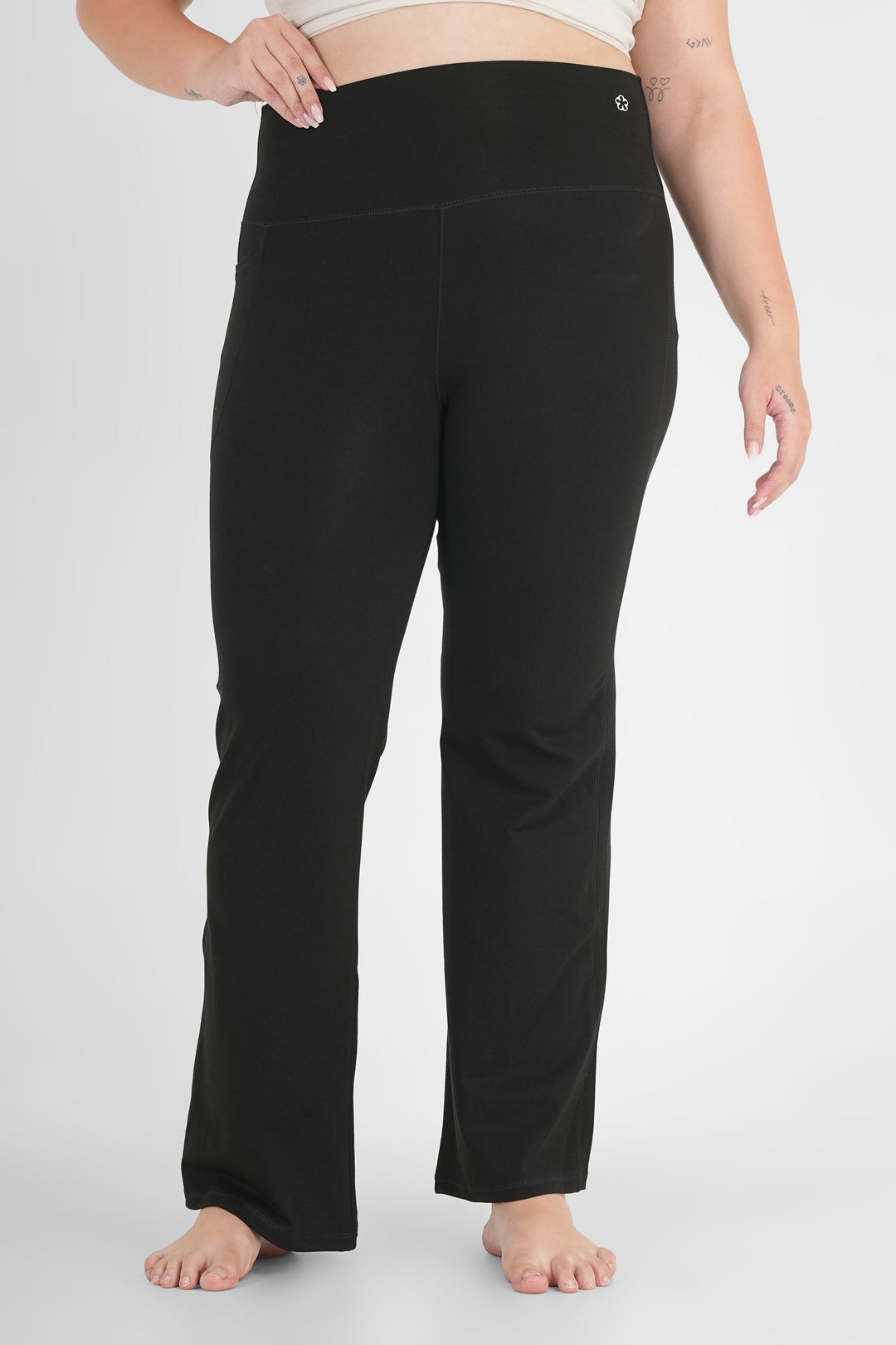 Sienna Organic Cotton Flare Yoga Pants