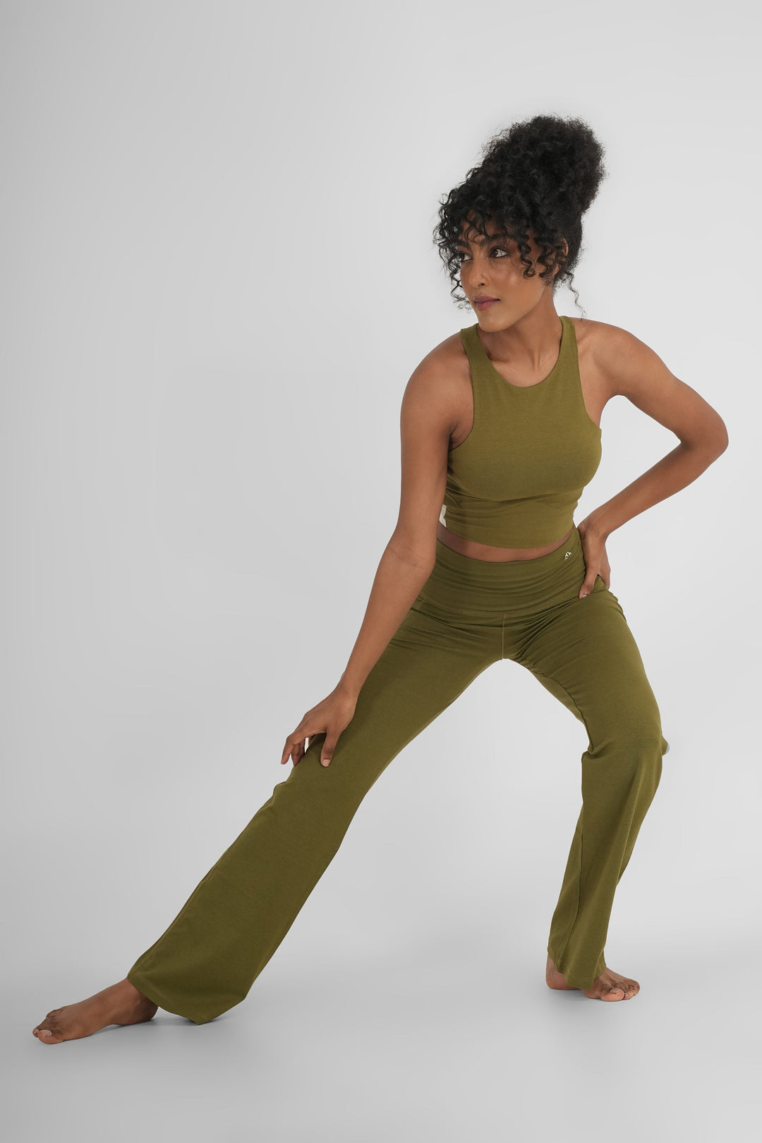 Sienna Organic Cotton Flare Yoga Pants