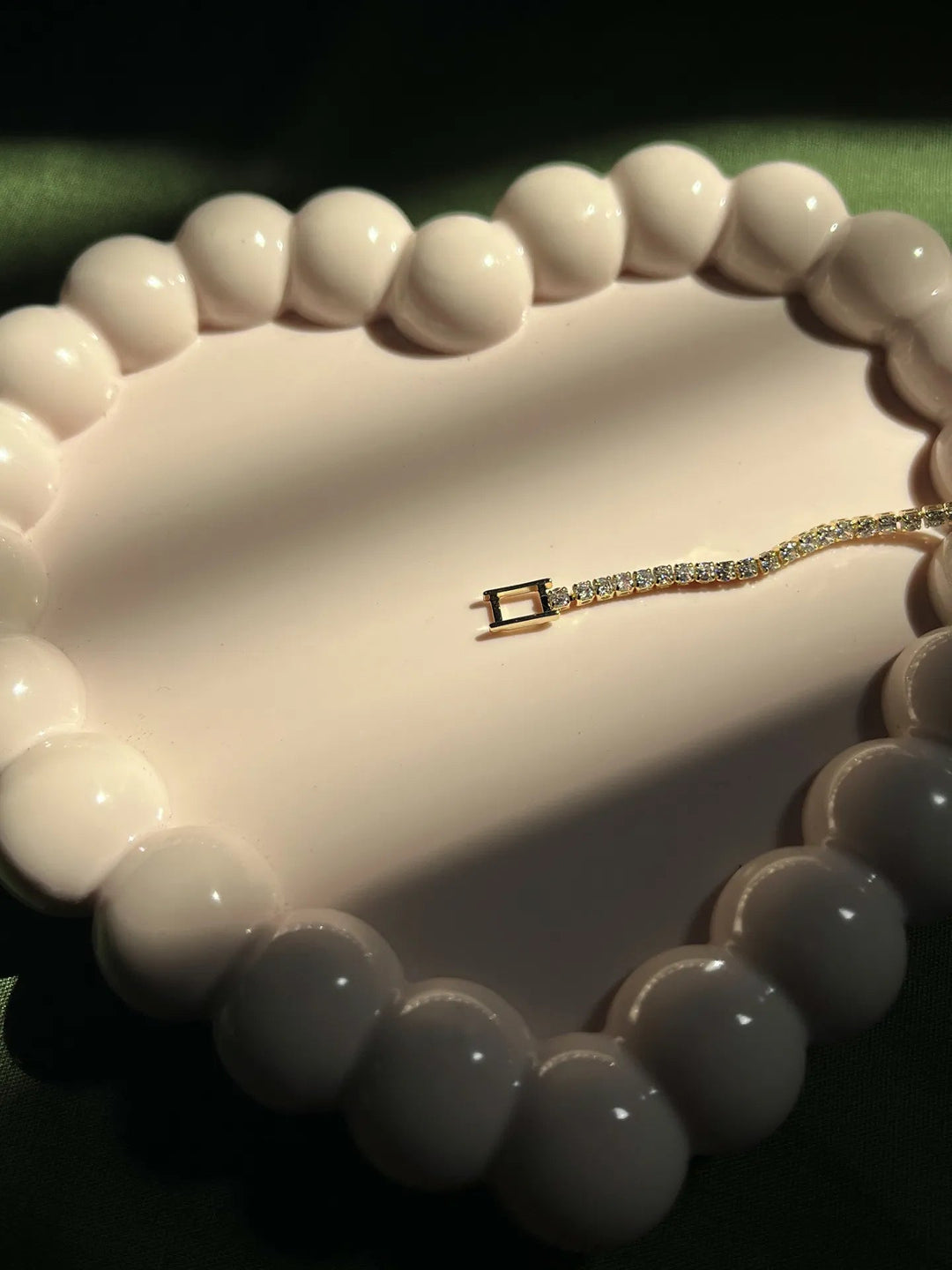 Silversutra Cubic Zirconia Tennis infnity Bracelet | 18K Gold Plated | Hypollergenic | Anti Tarnish - Suspire