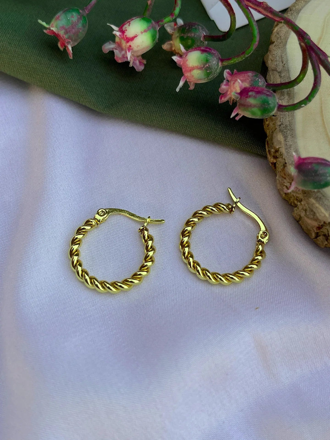 Silversutra Everyday Earring Stack | 18K Gold Plated | Hypollergenic | Anti Tarnish - Suspire