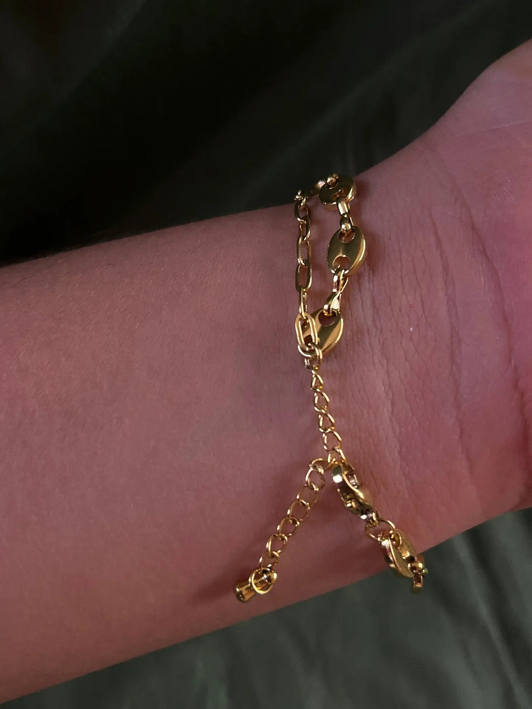 Silversutra Healing Stone Evil Eye Double Layered Bracelet | 18K Gold Plated | Hypollergenic | Anti Tarnish - Suspire