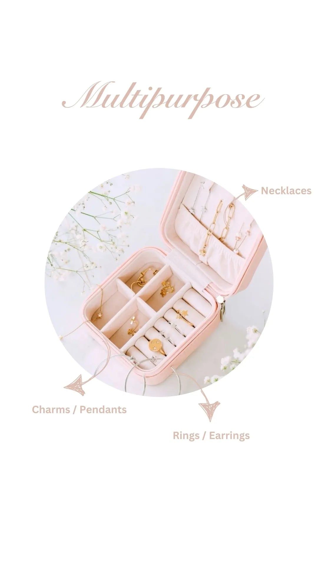 Silversutra Jewellery Organiser Peach & Emerald Green | Set of Two| Gifts For Women | Girlfreind | Wife - Suspire