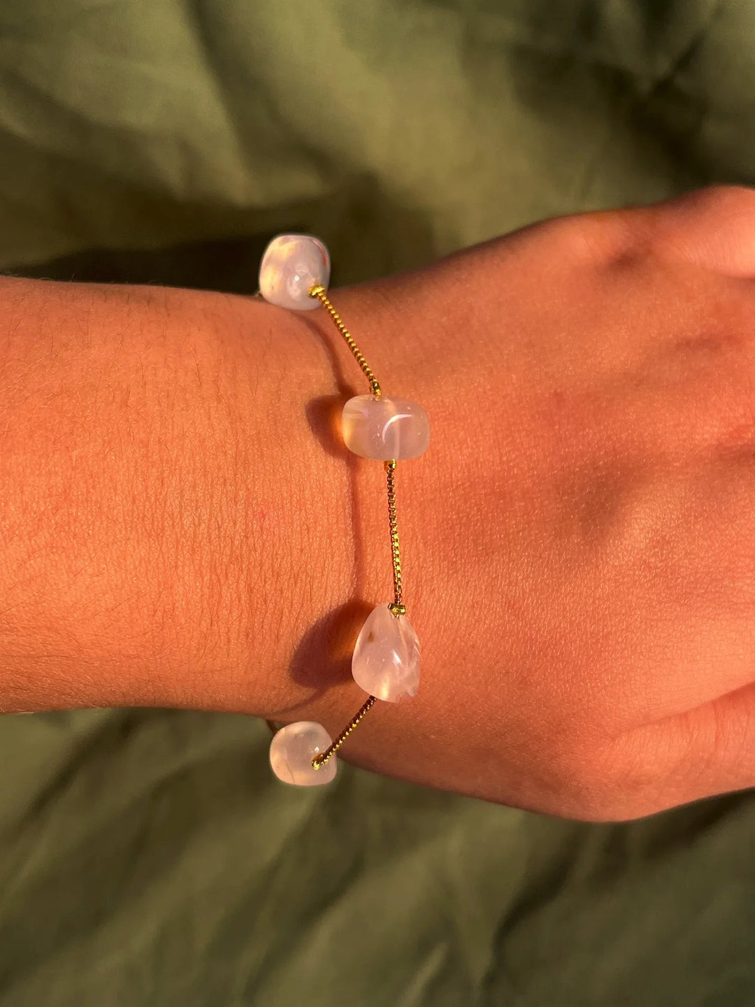 Silversutra White Cyrstal Bracelet For Her | 18K Gold Plated | Hypollergenic | Anti Tarnish - Suspire