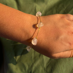 Silversutra White Cyrstal Bracelet For Her | 18K Gold Plated | Hypollergenic | Anti Tarnish