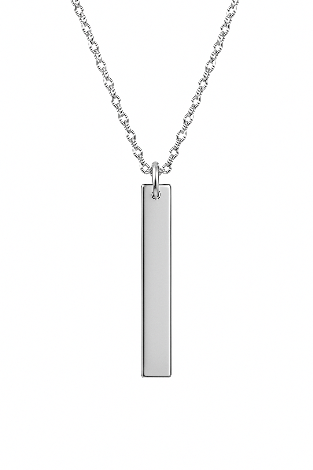 SILVERSUTRA Personalised Rectangle Locket For Men