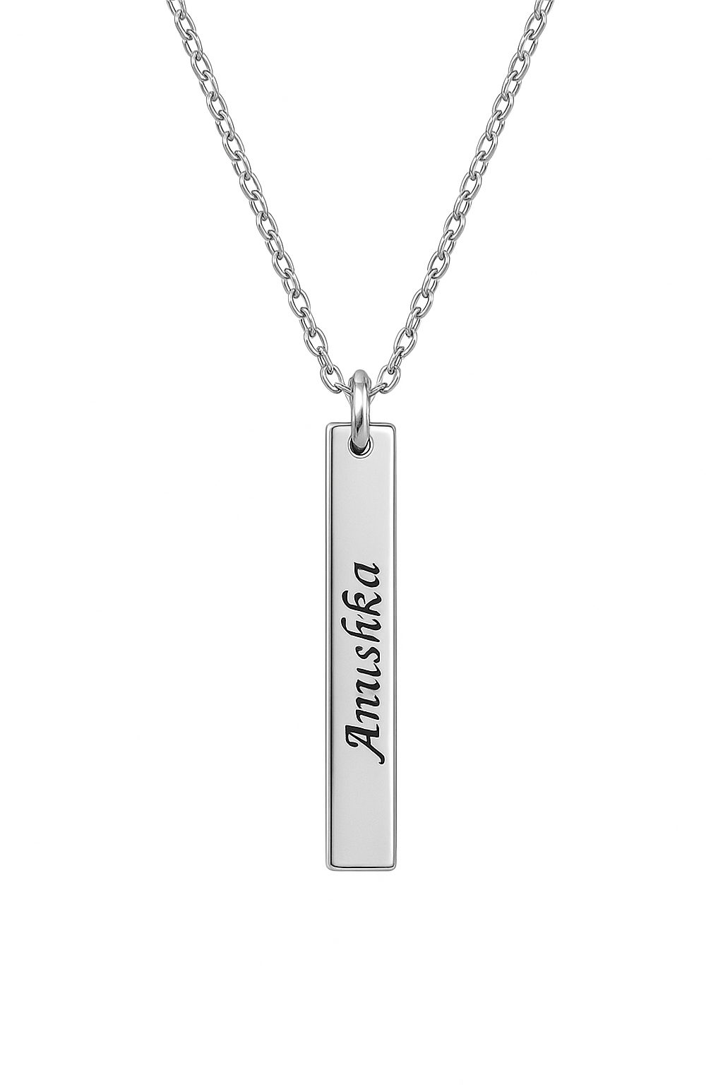 SILVERSUTRA Personalised Rectangle Locket For Men