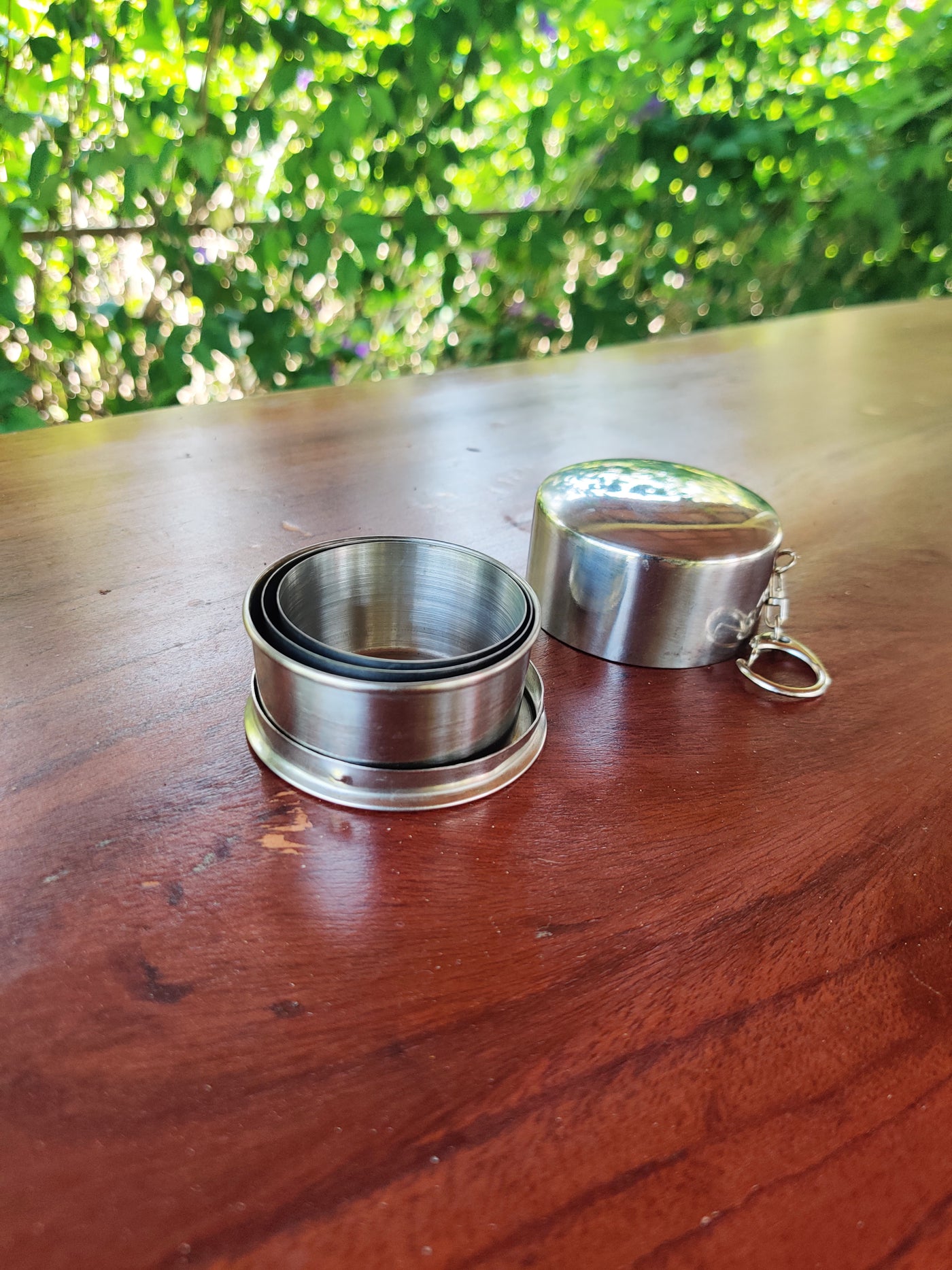 Portable Steel Cup | Foldable Collapsible Reusable