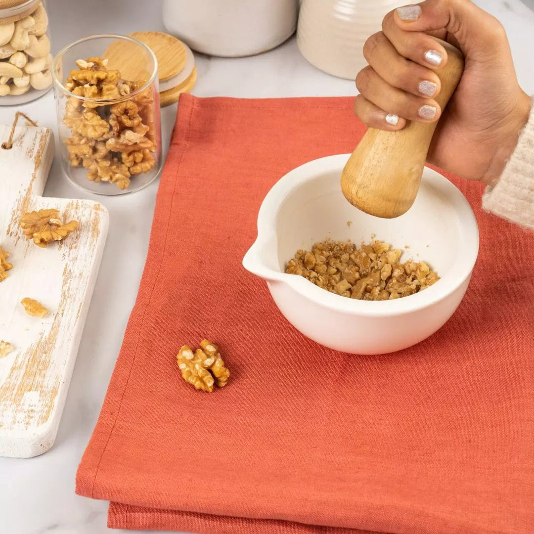 Single Hemp Kitchen Towels in Assorted Colours - Suspire