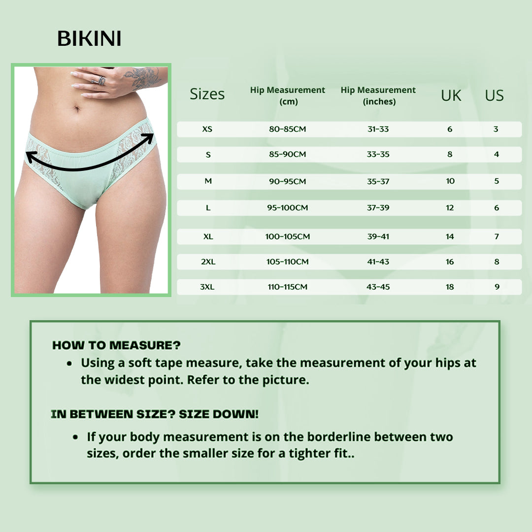 Organic Everyday Undies (Bikini) (6pc)