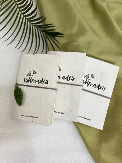 Ishmades Plantable A6 journal