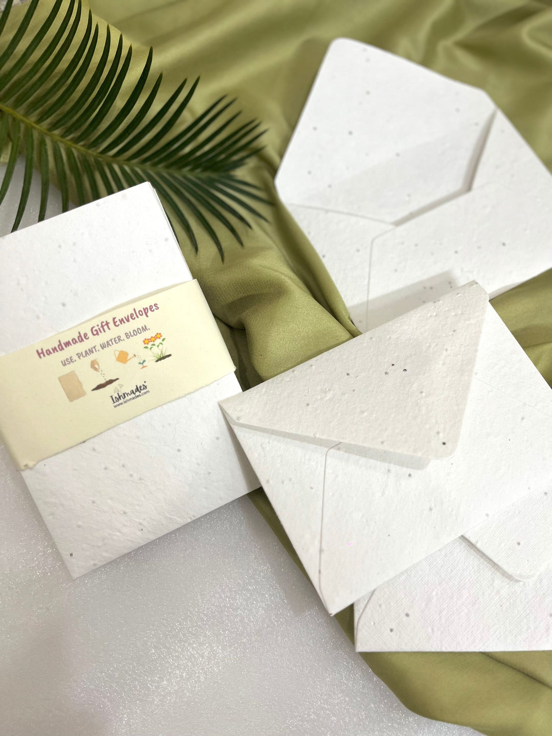 Ishmades plantable gift envelopes (Pack of 5)