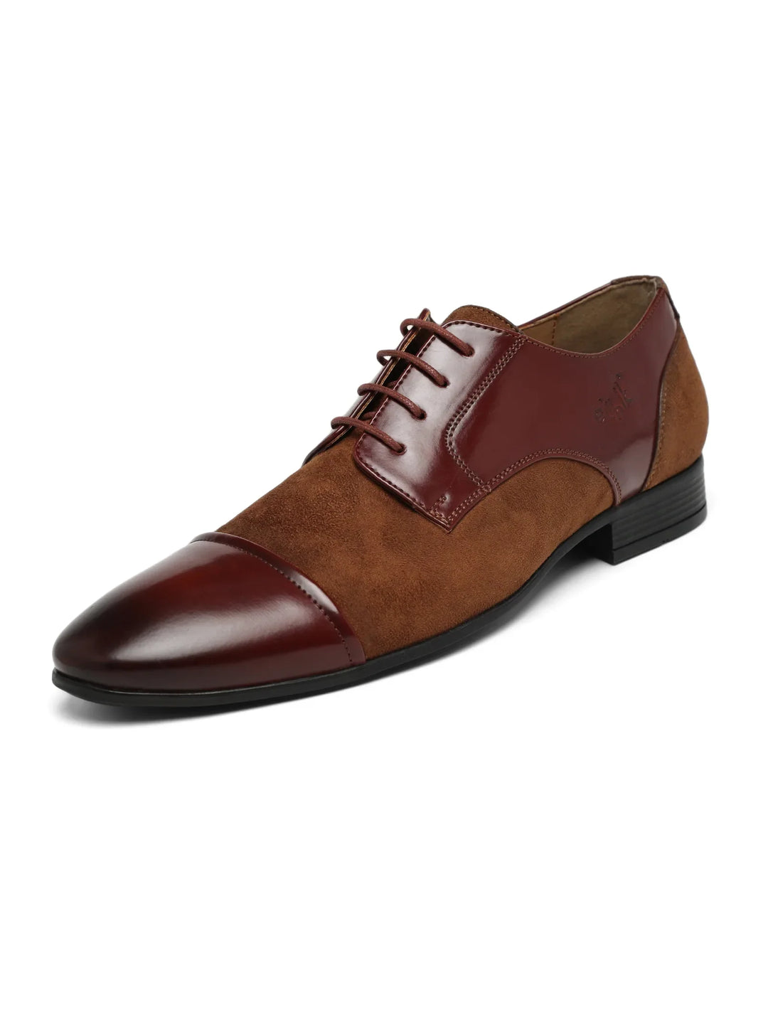 Cap-Toe Brown & Tan  Derby Shoes