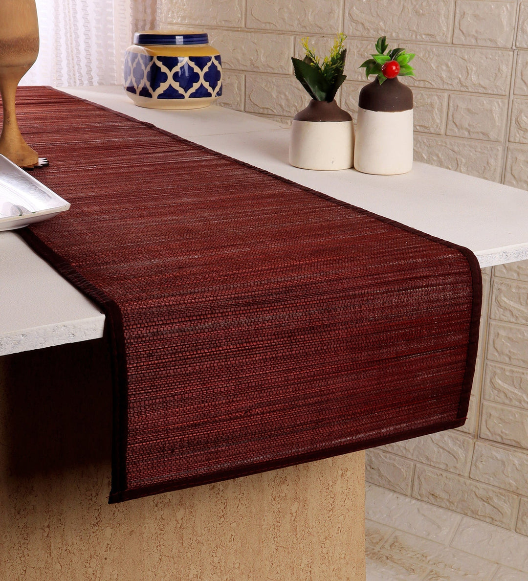 SILPAKARMAN Bamboo Table Runner