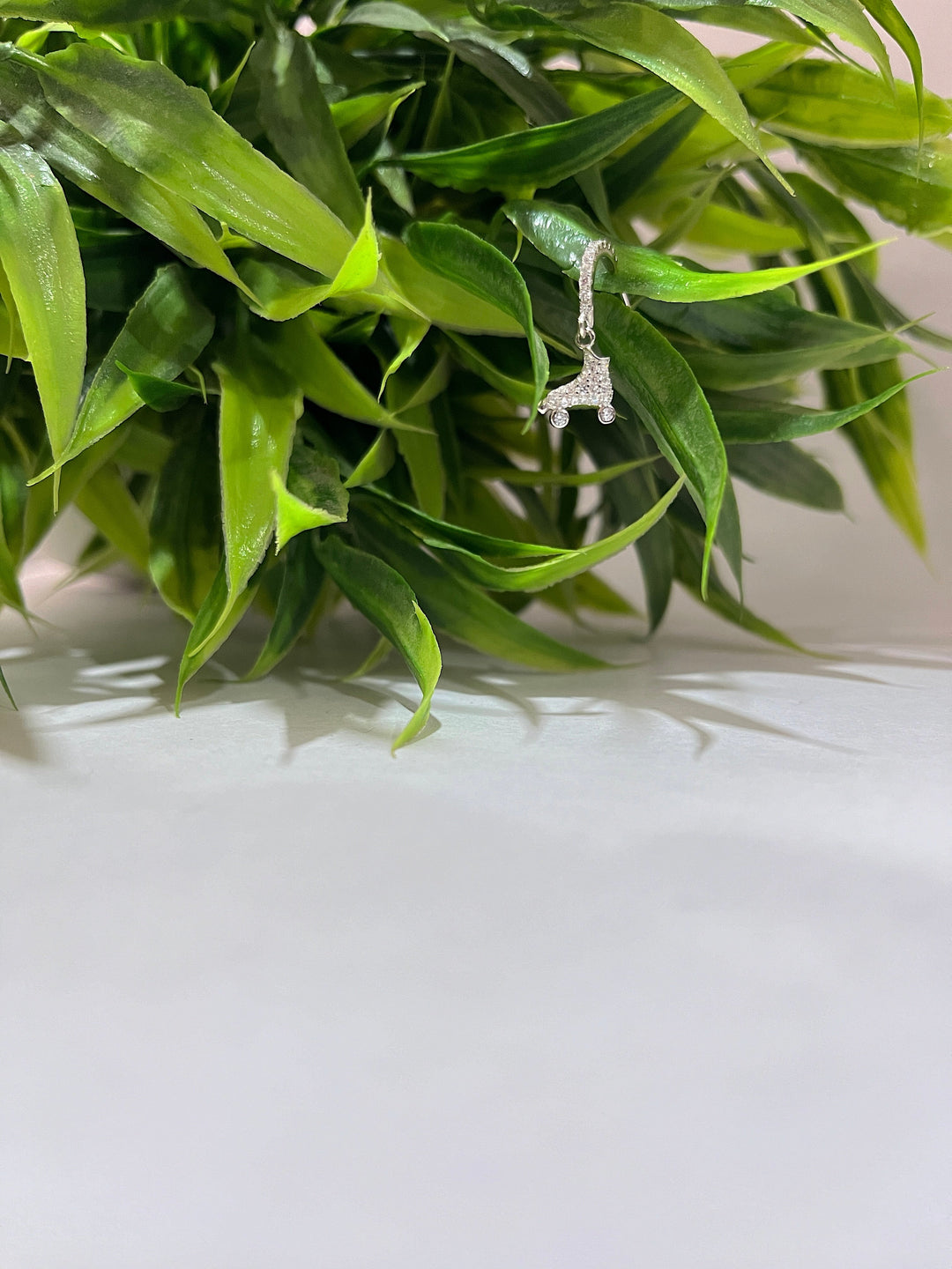 Skating Danglers Italian Finish Premium Silver Ear Ring - Suspire